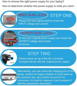 img 2 attached to 🔌 HP Pavilion x360 15-f272wm 45W AC Laptop Charger: Genuine HSTNN-DA40 Power Supply Cord - 19.5V 2.31A, Compatible with 15-f305dx 15-f387wm