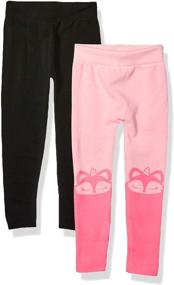 img 2 attached to Charming Limited Too Girls 👧 Fleece Leggings: Stylish Apparel for Girls