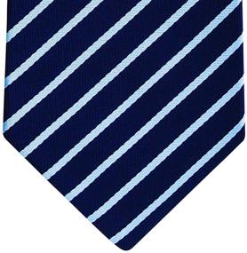 img 2 attached to Retreez Thin Regimental Striped Woven Boy's Tie - Ages 8-10