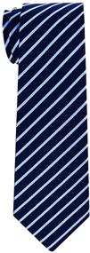 img 3 attached to Retreez Thin Regimental Striped Woven Boy's Tie - Ages 8-10