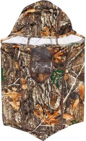 img 1 attached to 🔍 Stay Hidden and Protected with the Allen Company Balaclava Face Mask in Realtree Edge Camo and Mesh