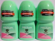 mitchum women invisible roll-on, powder fresh 1.7 oz (3-pack) logo