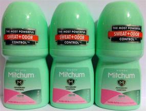 img 1 attached to Mitchum Women Invisible Roll-On, Powder Fresh 1.7 oz (3-pack)