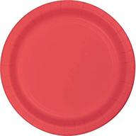 coral creative converting dinner plates - 8.75 inch - elegant tableware essentials logo