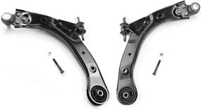 img 3 attached to 🔧 High-Quality ADIGARAUTO K620301 K620302 2PCS Front Lower Control Arm Assembly for Chevrolet Cobalt HHR Pontiac G5