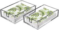 💡 clear acrylic bathroom organizers - laosge 9x5.5x2.5 holder set логотип