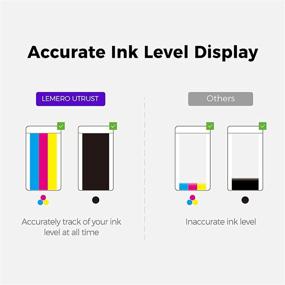 img 2 attached to 🖨️ LemeroUtrust Remanufactured HP 67 XXL 67XL Ink Cartridge Replacement (2-Pack) - Compatible with HP DeskJet 2755 2722 2724 2725 Plus, HP Envy Pro 6455 6475, HP Envy 6055 6052 (Black Tri-Color)