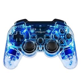 img 4 attached to Afterglow Wireless Controller: Signature Blue - PS3 - Enhance Gaming Experience with its Wireless Convenience and Striking Blue Design!