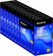 🎥 sony 12t120vr 120-minute premium vhs cassettes (12-pack) (discontinued by manufacturer): long-lasting vhs tapes for your classic video recording needs! logo