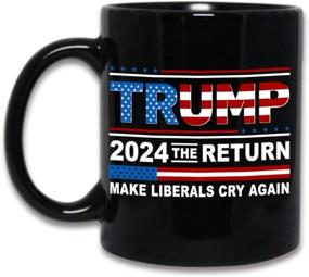 img 1 attached to 🔵 Donald Ceramic Coffee Mug - Perfect for Liberal Coffee Lovers