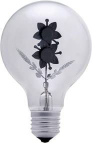 img 3 attached to DarkSteve - Sunflower Decorative Edison Light Bulb, Vintage Style G80 Size, E26 Base, Non-Dimmable (3w/110v)