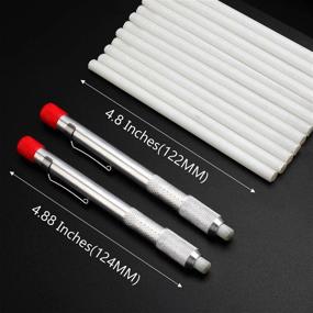 img 3 attached to 🔧 Versatile Soapstone Holder & Marker Set with Refills - Ideal for Welding Tools, Removable Markings on Steel, Aluminum, and Cast Surfaces