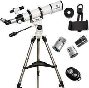 img 3 attached to Gskyer Telescope for Adults and Kids: 600x90mm AZ Astronomical Refractor Telescope with German Technology for Astronomy