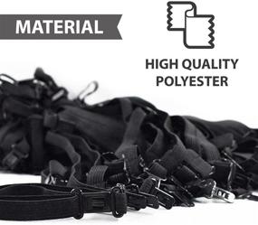 img 2 attached to 🎀 10PCS HUELE Adjustable Polyester Accessories: Ultimate Versatility for All Your Needs