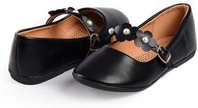 img 3 attached to NFGF063 SilverPU Girls' Flats - Nova Utopia Girl Shoes