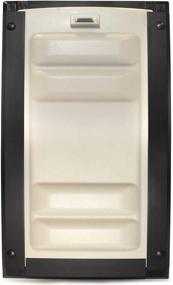 img 1 attached to 🐶 Endura Flap Pet Door: Double Flap Wall Mount - Best Extra Insulated All Weather Energy Efficient Aluminum Dog Door - Small Medium Large XL - Black Tan White Doggy Frame - Well Built Doggie Locking Cover