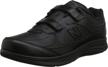 new balance mw577 walking black men's shoes logo