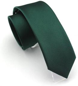 img 4 attached to Elviros Eco Friendly Fashion Solid Emerald Men's Accessories