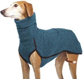 img 3 attached to Esobo Winter Dog Coat Soft Shirt Vest for Small Medium Large Dogs - Warm Pet Clothes in Lake Blue (Size M)