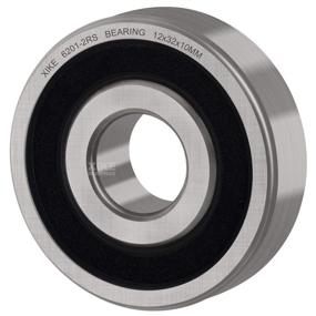 img 1 attached to 🔧 High-Performance Pre-Lubricated XiKe 6201 2RS 12X32X10mm Bearing