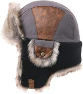 🎩 men's hunting ushanka bomber hat by comhats for winter logo