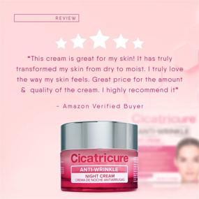 img 2 attached to CICATRICURE Night Face Cream: Discover the Power of Anti-Wrinkle - 1.7 fl oz.