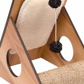 img 2 attached to 🐱 Enhance Your Cat's Playtime with Vesper Cat Furniture Play Center