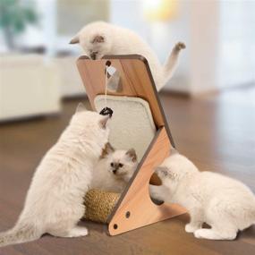 img 3 attached to 🐱 Enhance Your Cat's Playtime with Vesper Cat Furniture Play Center