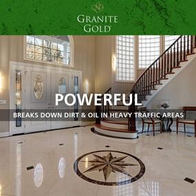 img 1 attached to Granite Gold Stone and Tile Floor Cleaner - No-Rinse Deep Cleaning Solution for Granite, Marble, Travertine, Ceramic - 32oz (Packaging May Vary)