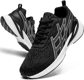 img 4 attached to 🏃 Revolutionary ZGPWZWL Lightweight Running Sneakers for Men: Ultimate Athletic Performance and Style