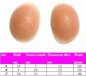 img 1 attached to Undercover Silicone Breast Enhancers Size