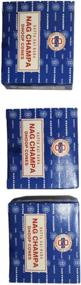 img 3 attached to Nag Champa Dhoop Cones Incense - Pack of 3