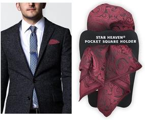 img 1 attached to 🎩 Squares Accessories: Tuxedos Jackets with an Array of Men's Handkerchief Accessories