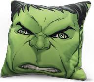 hulk marvel decorative pillow cover by jay franco: a power-packed marvel accent to transform your space logo