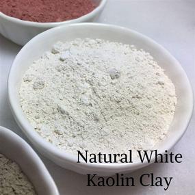 img 3 attached to 🔸 2 lb Natural Kaolin White Clay Powder for DIY Spa Mud Mask, Facial, Hair, Body, Soap, Deodorant, Bath Bomb, Makeup Setting, Lotion, and Gardening - Bare Essentials Living