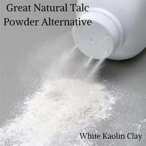 img 1 attached to 🔸 2 lb Natural Kaolin White Clay Powder for DIY Spa Mud Mask, Facial, Hair, Body, Soap, Deodorant, Bath Bomb, Makeup Setting, Lotion, and Gardening - Bare Essentials Living