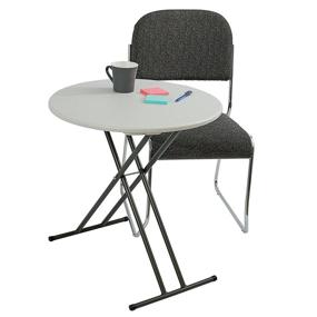 img 1 attached to Iceberg 65493 Round Multi-Purpose Table: Compact and Versatile 2-Foot Design