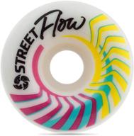 🛼 bont flow recreational roller skate wheels: perfect for park ramps, street bowls & outdoor quad skating - pack of 4 logo