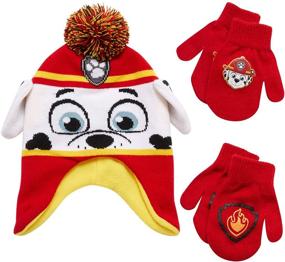 img 4 attached to 🧤 Stay Warm with Nickelodeon Patrol Winter Gloves - Boys' Cold Weather Mittens