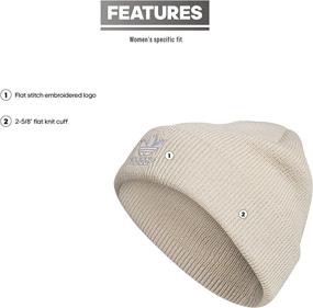 img 3 attached to 🧢 Stay Stylish and Warm with adidas Originals Women's Trefoil Beanie