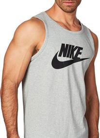 img 2 attached to 👕 Stylish Nike Men's Sportswear Logo Black Clothing for Men