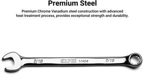 img 2 attached to 🔧 Ключ комбинированный Capri Tools 7/16 дюйма, 12-гранный, хромированный по системе SAE: прочный и универсальный инструмент для точной работы