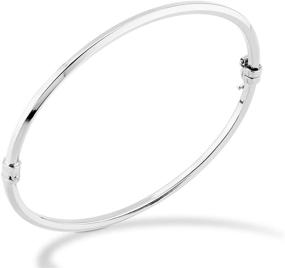 img 4 attached to Stylish MiaBella Sterling Silver Italian Bracelet: Exquisite Girls' Jewelry