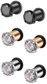 img 3 attached to Lightweight Tunnels Stainless Stretcher Expander Women's Jewelry