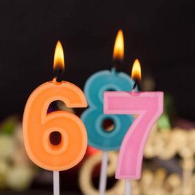 img 1 attached to Multicolor Birthday Numeral Decoration Memorial