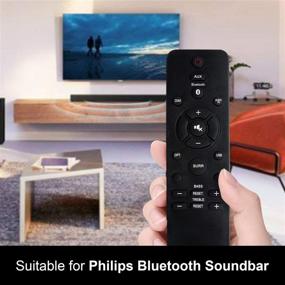 img 2 attached to Удобный пульт дистанционного управления для моделей Bluetooth-саундбара Philips - HTL2101A/F7, HTL2111A/F7, HTL2160/F7, HTL1170BF7, HTL1177BF7 и другие!