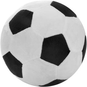 img 4 attached to Soccer Pillow Stuffed Fluffy Durable