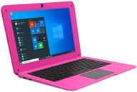 💻 hbestore 10.1inch ultra thin notebook: portable laptop mini computer with intel atom z8350, 2gb ram, 32gb storage & windows10 os (pink-2gb) logo