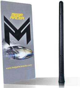 img 4 attached to 🚗 Enhance Your Vehicle's AM/FM Reception with the Mega Racer Bending Truck Antenna - 7.0 Inch Universal Fit for Trucks and Cars - Anti-Theft Design and Car Wash Safe - Black