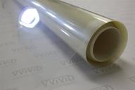 🪟 12 микрон прозрачная пленка противотрещиновой защиты для окон из винила - vvivid (45 см x 152 см) логотип